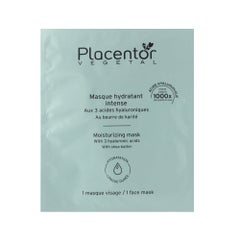 Placentor Végétal Maschera idratante intensiva Con 3 acidi Ialuronici Con burro di karité x1 unità