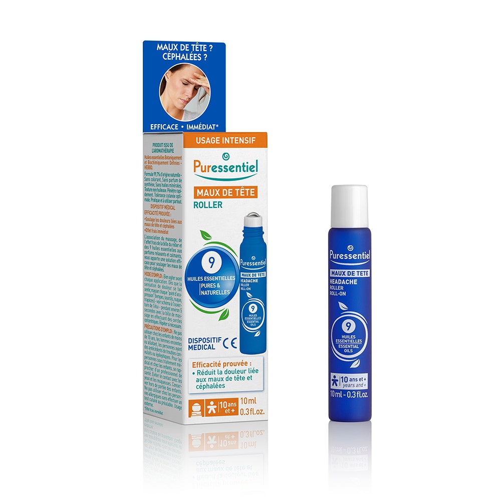 Puressentiel Benessere quotidiano Roller mal di testa 10 ml