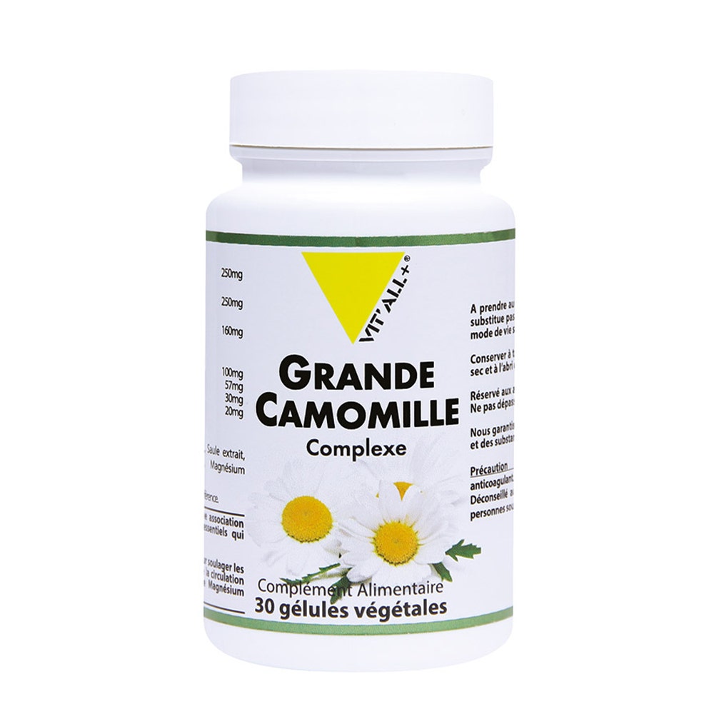Vit'All+ Complesso della Grande Camomilla 30 capsule vegetali