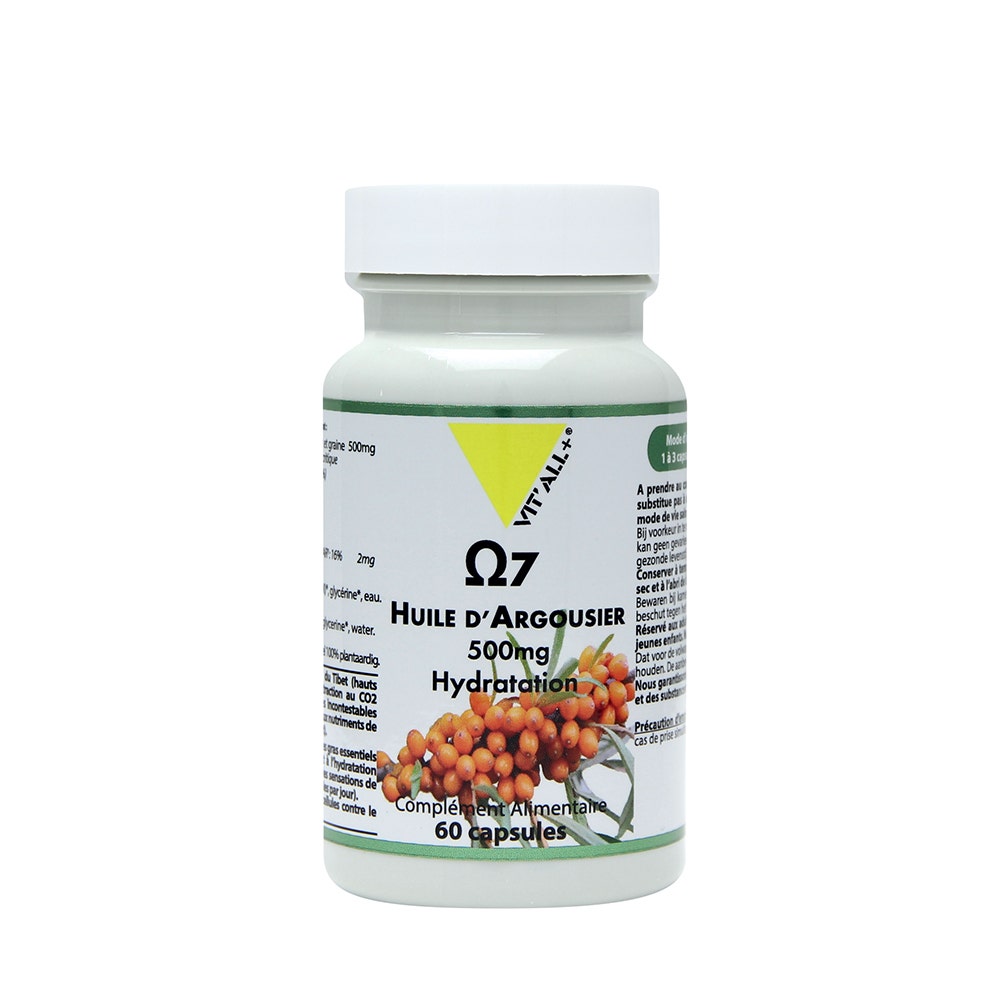 Vit'All+ Olio di olivello spinoso Omega 7 500 mg 60 capsule
