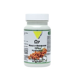 Vit'All+ Omega 7 500 mg di Olio di Olivello Spinoso 60 capsule