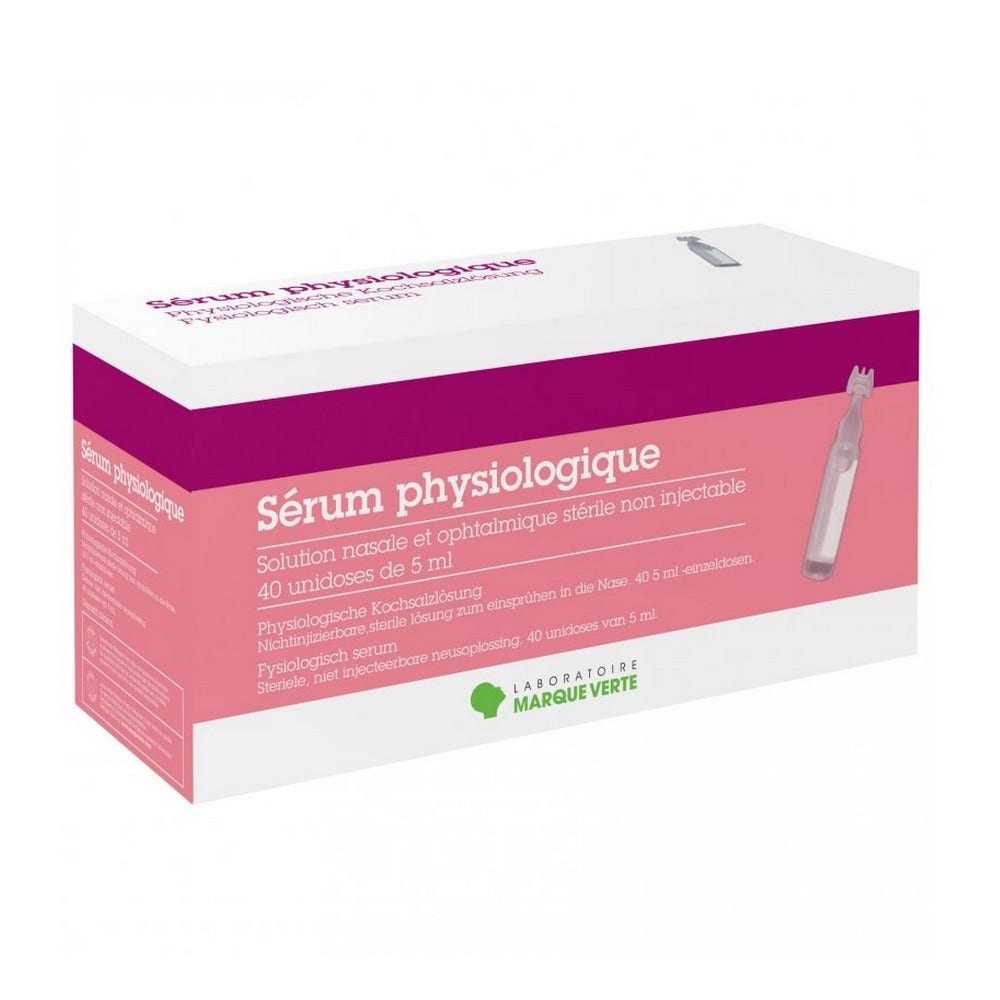 Marque Verte Soluzione salina 40 dosi singole da 5 ml