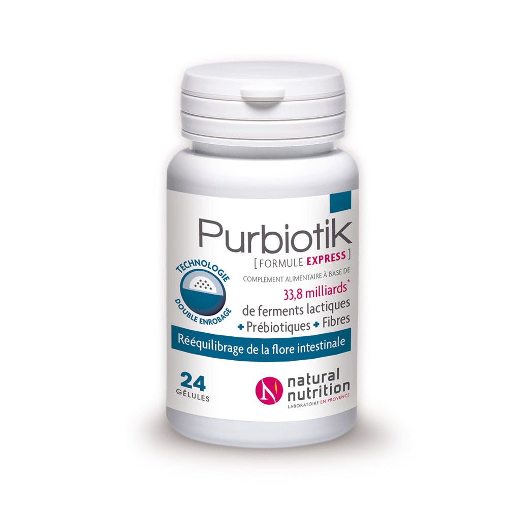 Natural Nutrition Purbiotik Express 24 Gelules