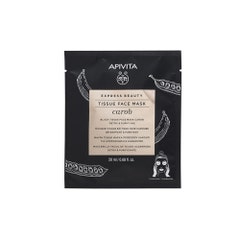 Apivita Express Beauty Maschera Viso in Tessuto Nero Detox e Purificante 20ml