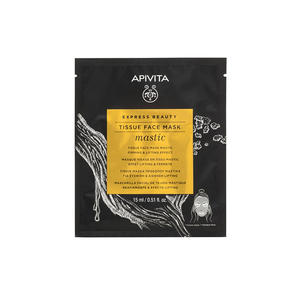 Apivita Express Beauty Maschera Viso in Tessuto Rassodante Liftante 15ml