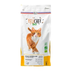Sauvale Production Felichef Crocchette biologiche senza cereali per Gatti adulti 2 kg