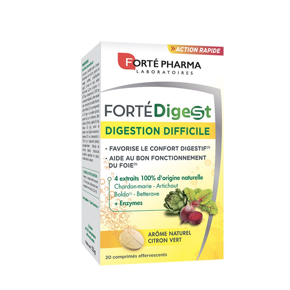 Forté Pharma Forté Digest Cattiva digestione 20 compresse effervescenti