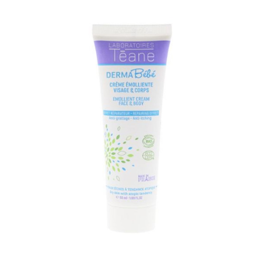 Laboratoires Teane DermaBebè Crema Emolliente Bio Viso e Corpo Pelle atopica 50ml