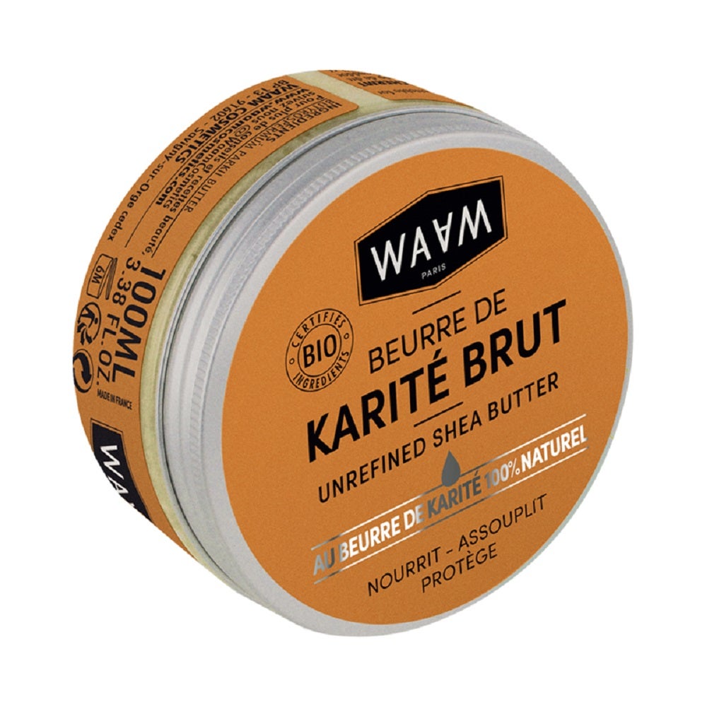 Waam Burro di karité grezzo e non profumato 100ml