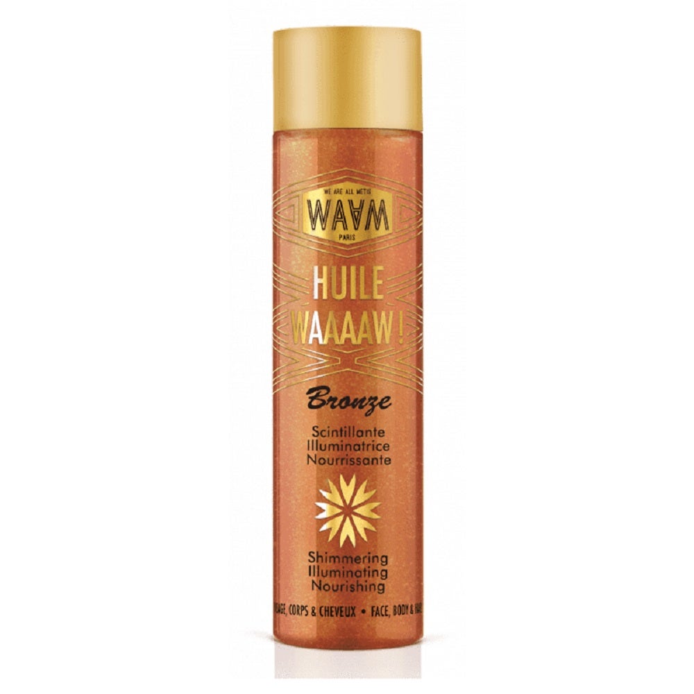 Waam Olio di bronzo glitterato Waaaaw 100ml