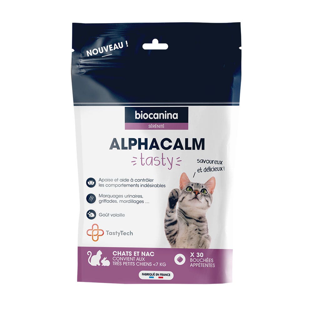 Biocanina Serenità Alphacalm Gustoso Gatto x30 Bocconi di cibo