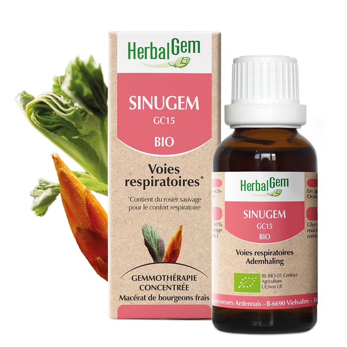 Sinugem Organico per la Respirazione 30ml Complexes De Gemmotherapie Herbalgem