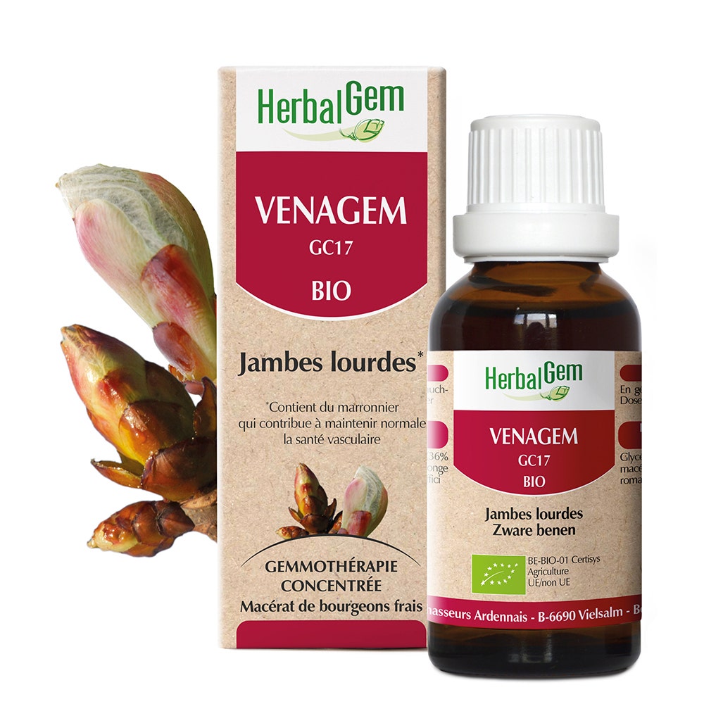 Herbalgem Complessi di gemmoterapia Gambe pesanti organiche Venagem 30ml