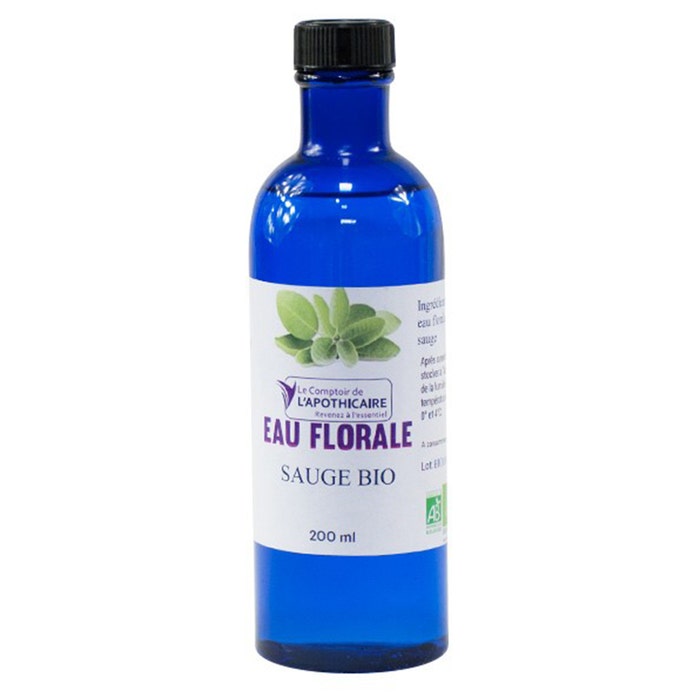 Acqua Floralis di salvia biologica 200 ml Le Comptoir de l'Apothicaire