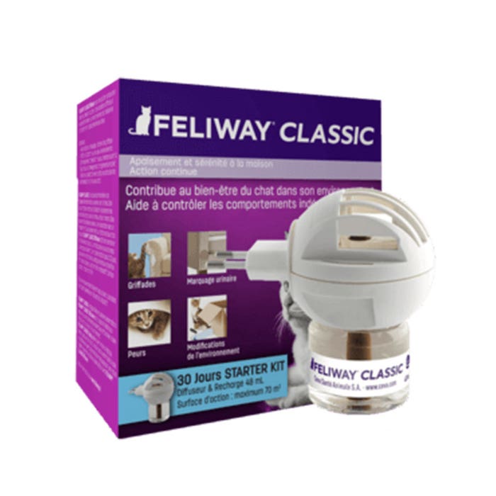 Distributore elettrico di feromoni + Ricarica da 48 ml inclusa Classic Feliway
