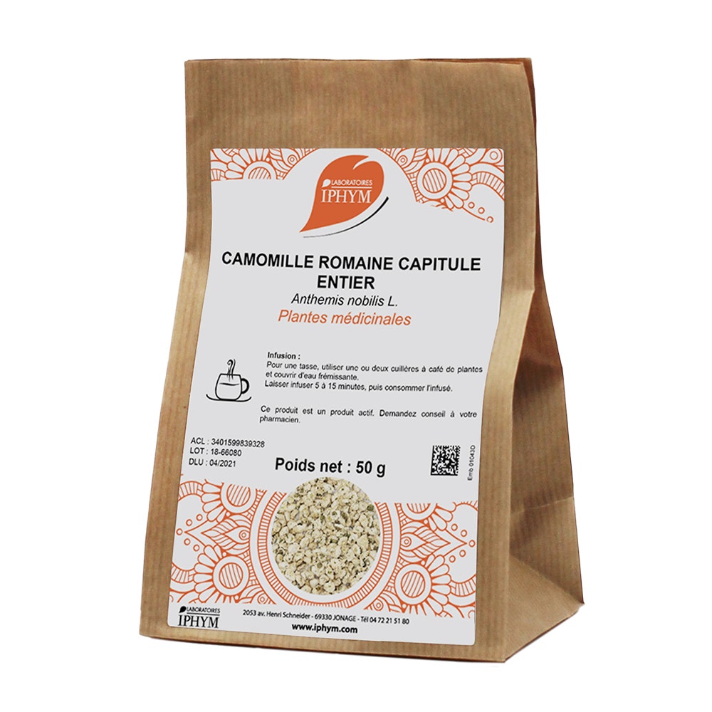 Laboratoires IPHYM IPHYM Sante Camomilla Romana Capolini interi 50g