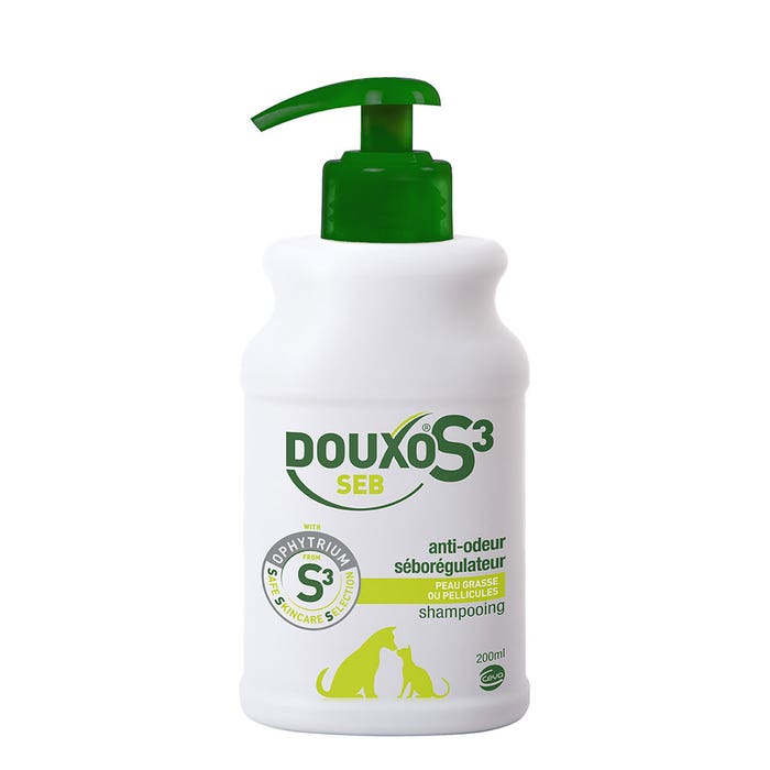 Shampoo antiodore e seboregolatore 200 ml Douxo S3 Seb pelle grassa o forfora Ceva