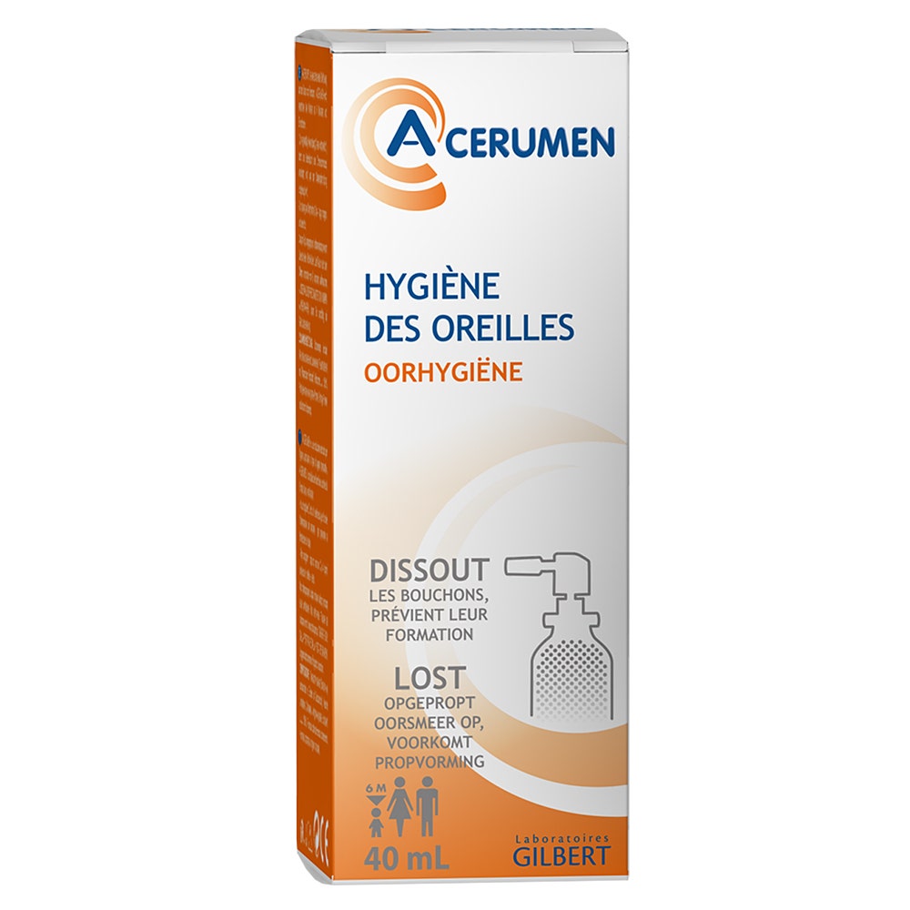 A-Cerumen Pulizia delle Orecchie Spray formula colorata 40 ml