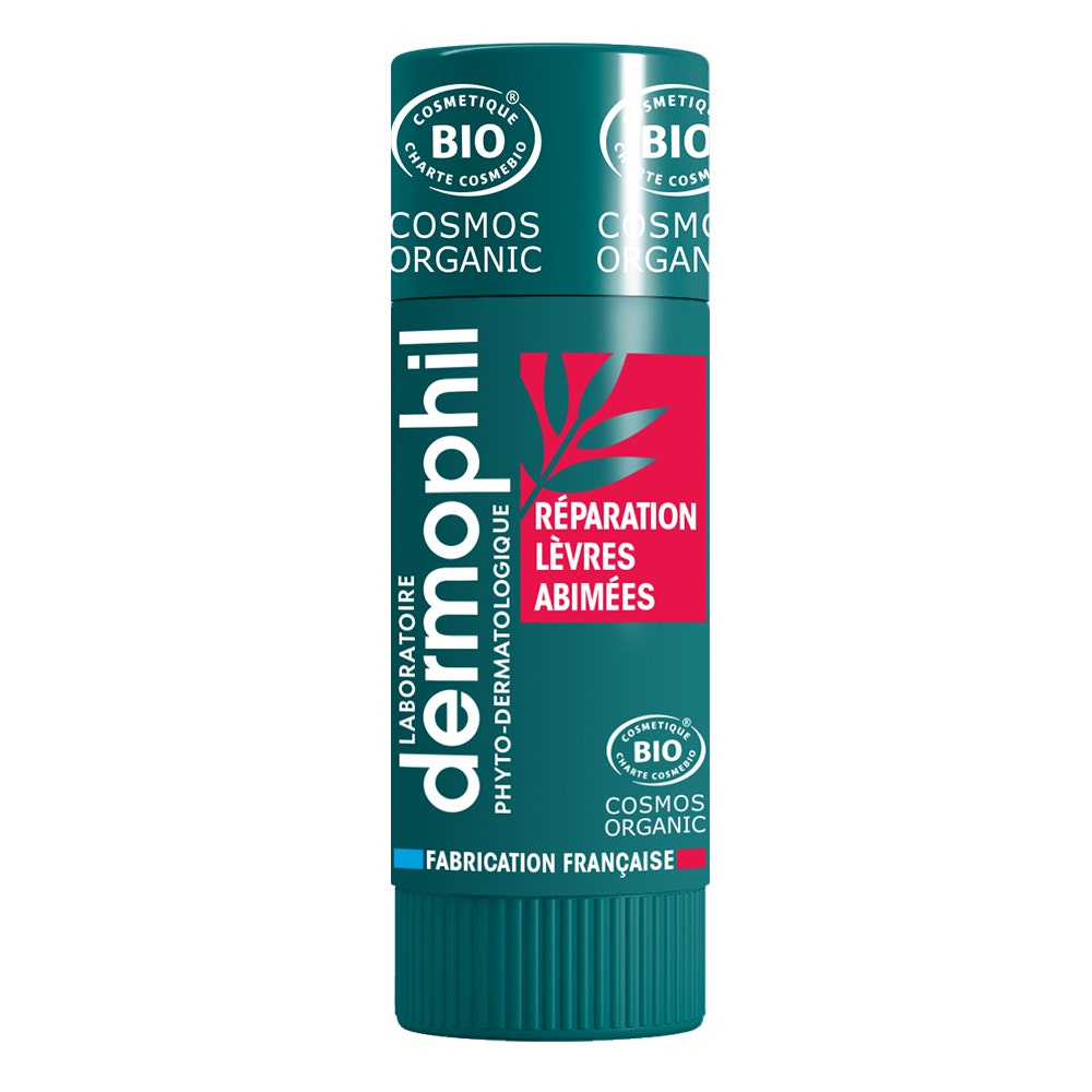 Dermophil Indien Intensi Stick riparazione bio per labbra danneggiate 4g