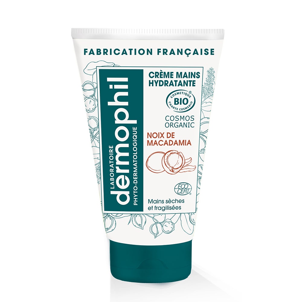 Dermophil Indien Dermo Protect Crema mani biologica Noci di Macadamia 50ml