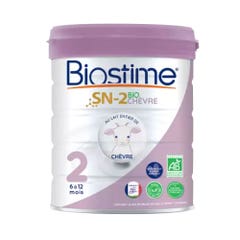 Biostime SN-2 Latte per lattanti di capra biologico della seconda età da 6 a 12 mesi 800g