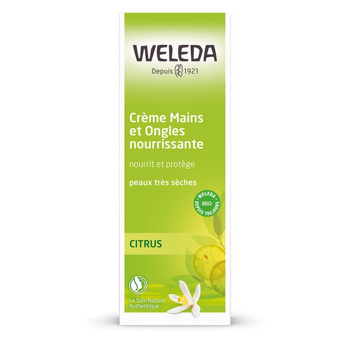 Crema nutriente per mani e unghie 50ml Citrus Weleda