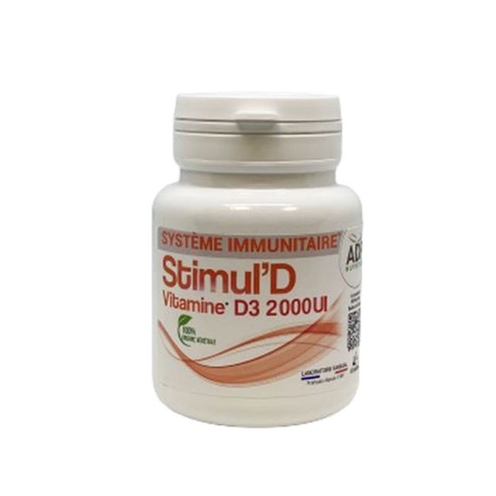 Stimolo D Vitamine D3 2000IU 60 capsule Sistema immunitario Adp Laboratoire