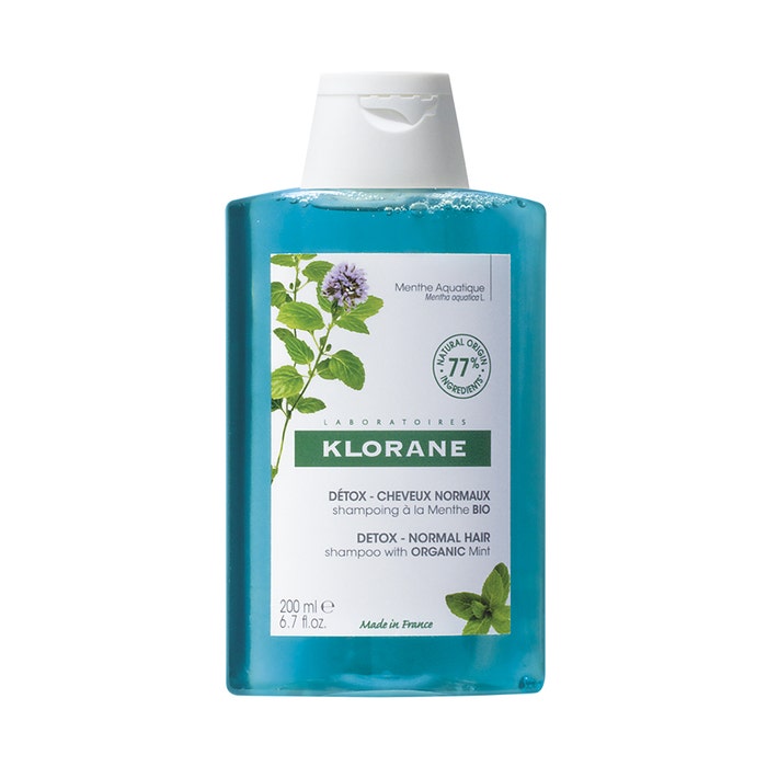 Shampoo Detox alla Menta Acquatica Bio 200ml Menthe Aquatique Bio Klorane