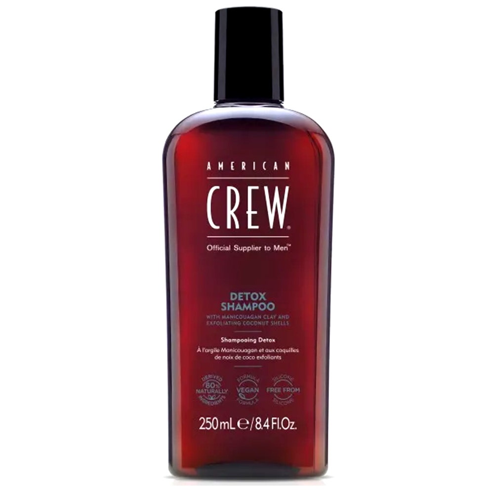 American Crew Corpo e Capelli Shampoo all'argilla Detox 250ml
