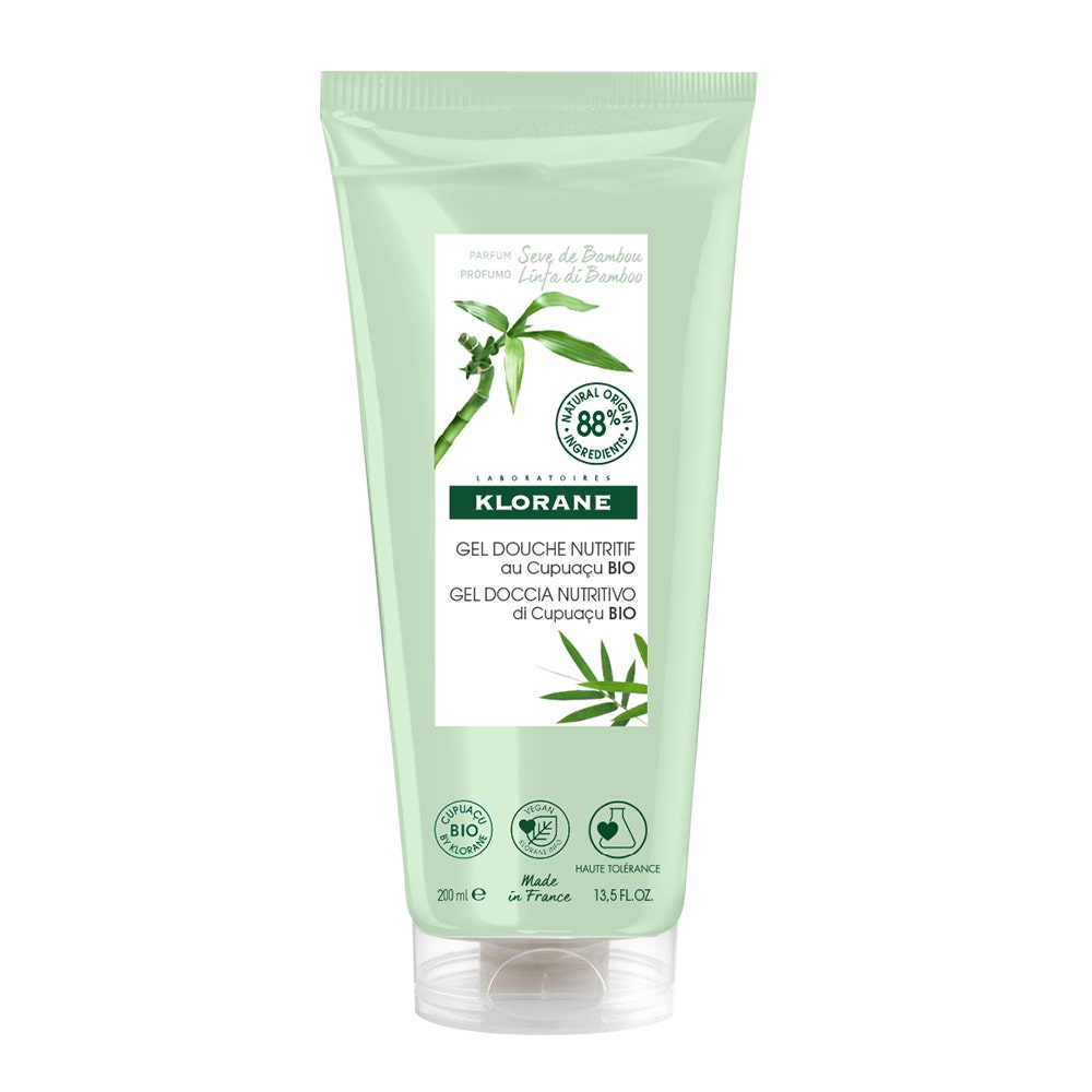 Klorane Linfa di bamboo Gel doccia nutriente 200 ml