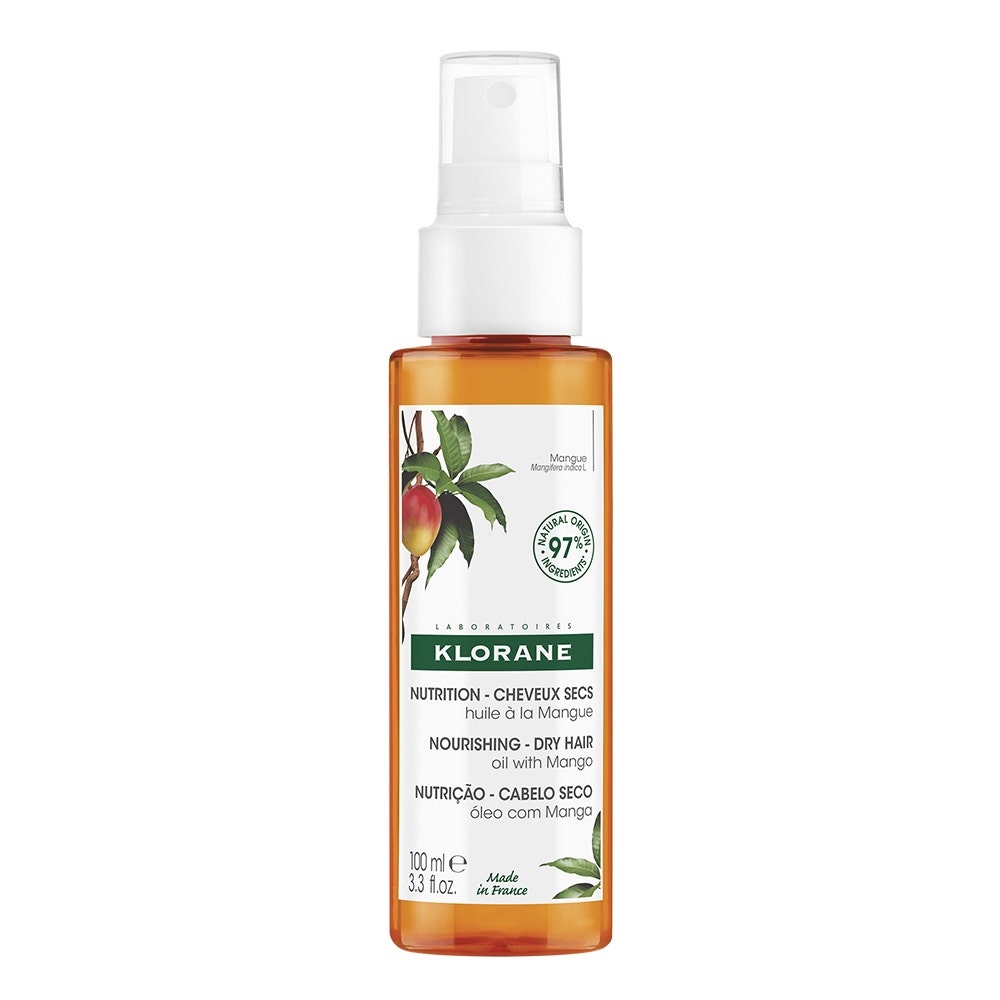 Klorane Mango Olio nutriente per capelli secchi 100ml