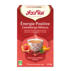 Yogi Tea Energia Positiva Canneberge Ibisco 17 Bustine