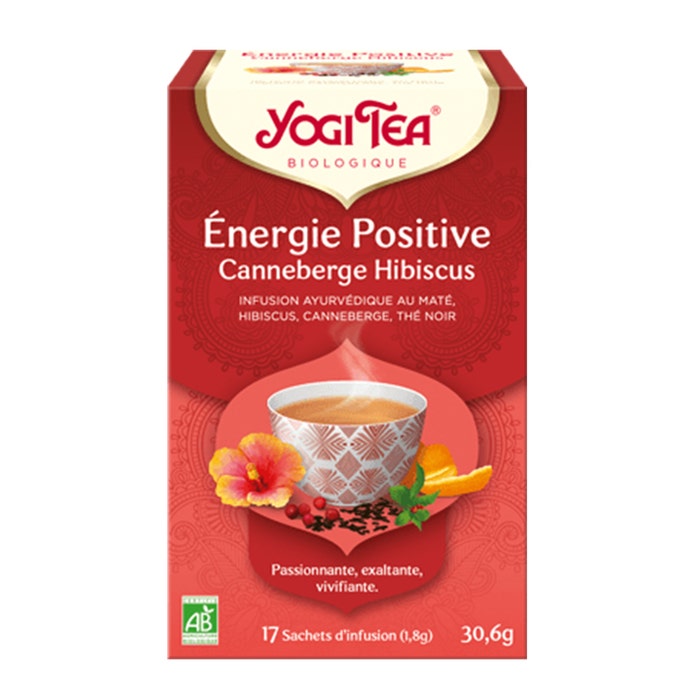 Energia Positiva Canneberge Ibisco 17 Bustine Yogi Tea