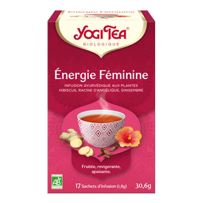 Energia Femminile Infuso organico Ayurveda 17 Bustine Yogi Tea