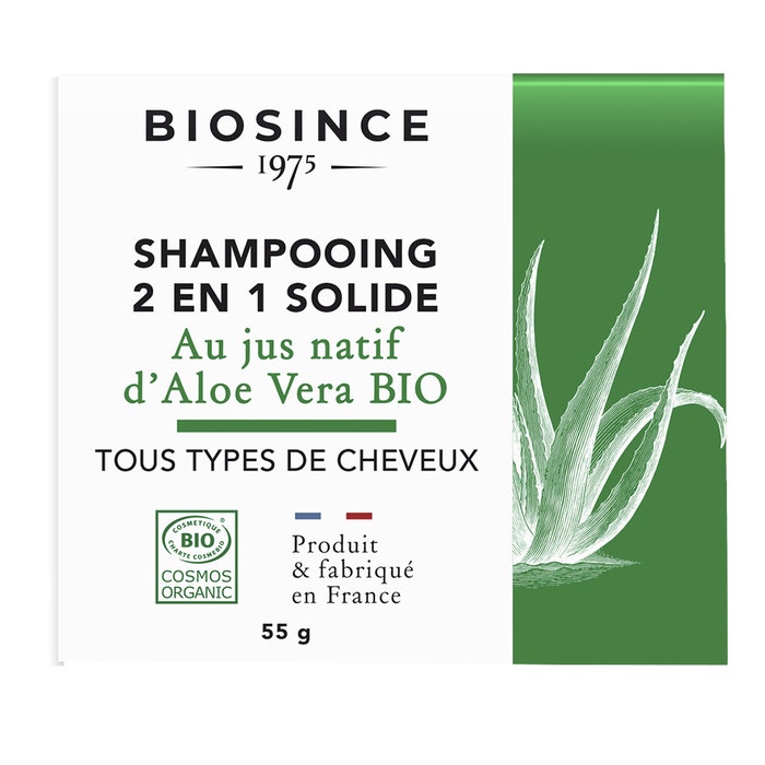 Shampoo Solidea 2in1 55g Aloe Vera Bio Since 1975
