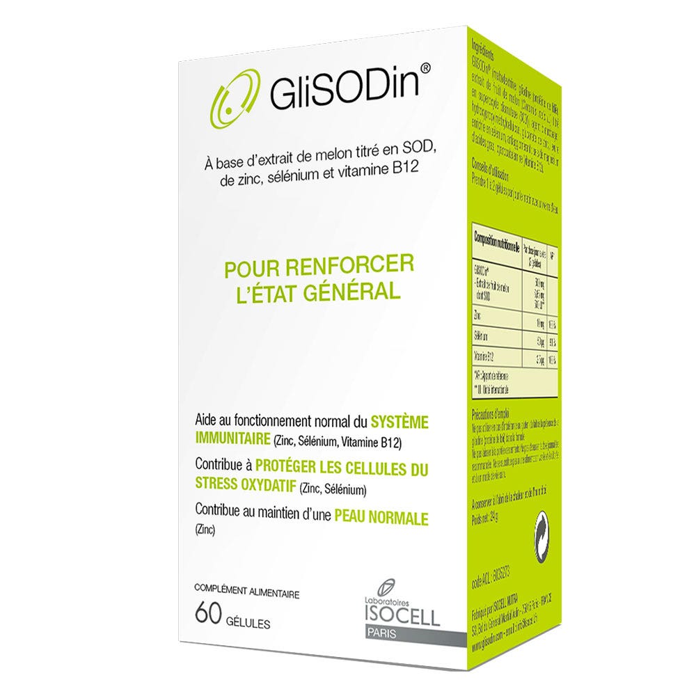 Isocell Glisodin Stato generale 60 capsule