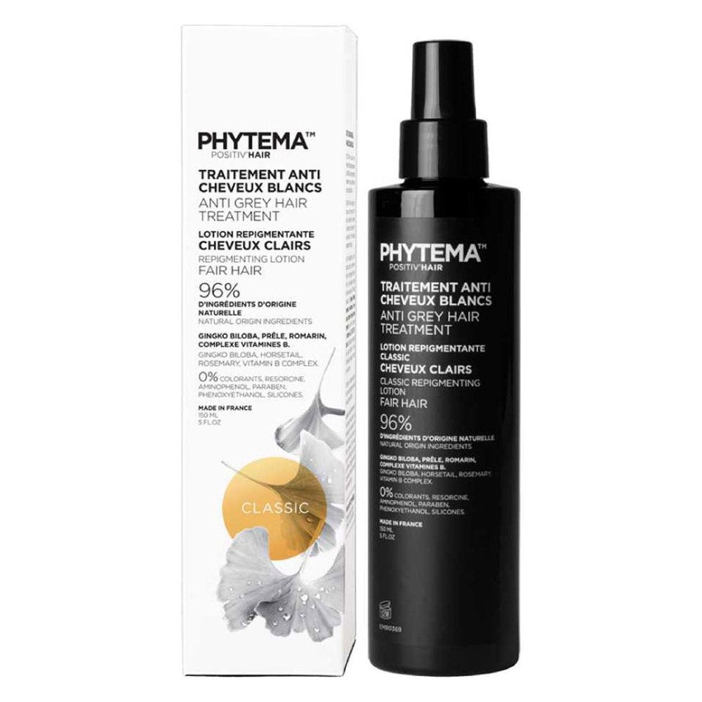 Phytema Positiv'Hair Lozione repigmentante Classic Capelli chiari 150 ml