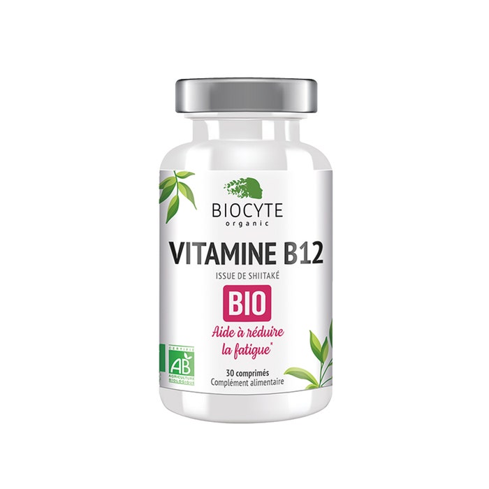 Biocyte Vitamine B12 organiche 30 compresse