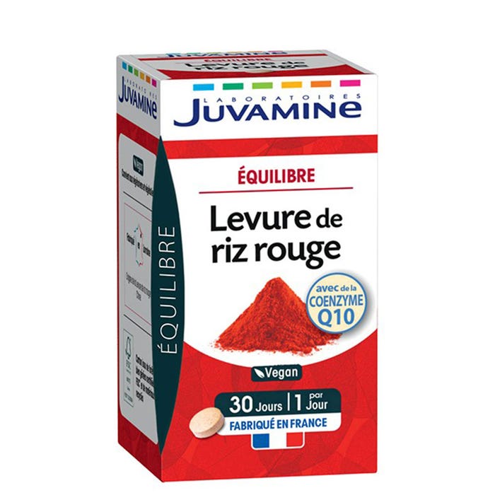 Lievito di riso rosso 30 compresse Equilibrio con CoQ10 Juvamine