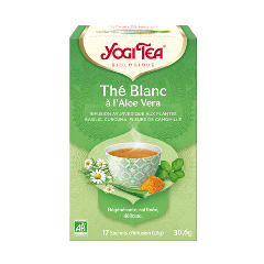 Yogi Tea Tè Blanc con aloe vera biologica 17 borse