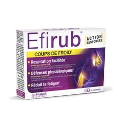 3C Pharma Efirub EFIRUB® Svegliati dal freddo 30 compresse