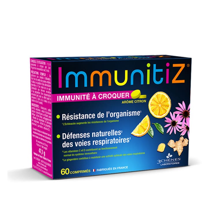 3 Chênes IMMUNITIZ® Immunità masticabile 60 compresse