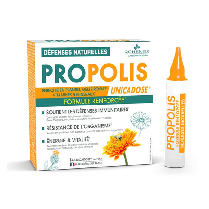 Propolis 14 unicadose® 10ml 3 Chênes