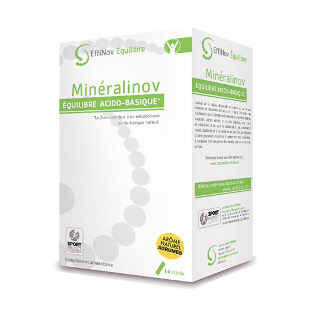 Effinov Nutrition Mineralinov Equilibrio acido-base 14 bastoni