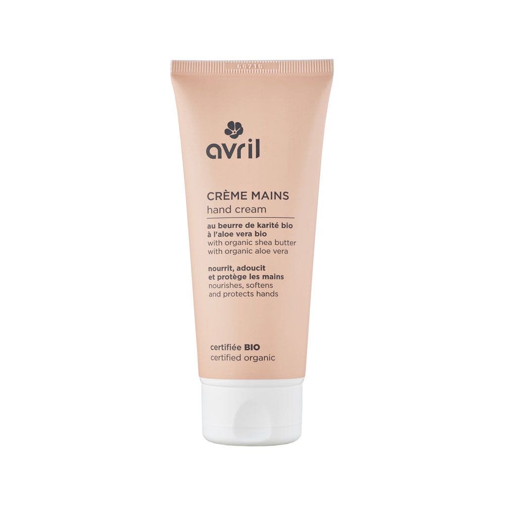 Avril Crema per le mani con burro di karité e aloe vera biologica 100ml