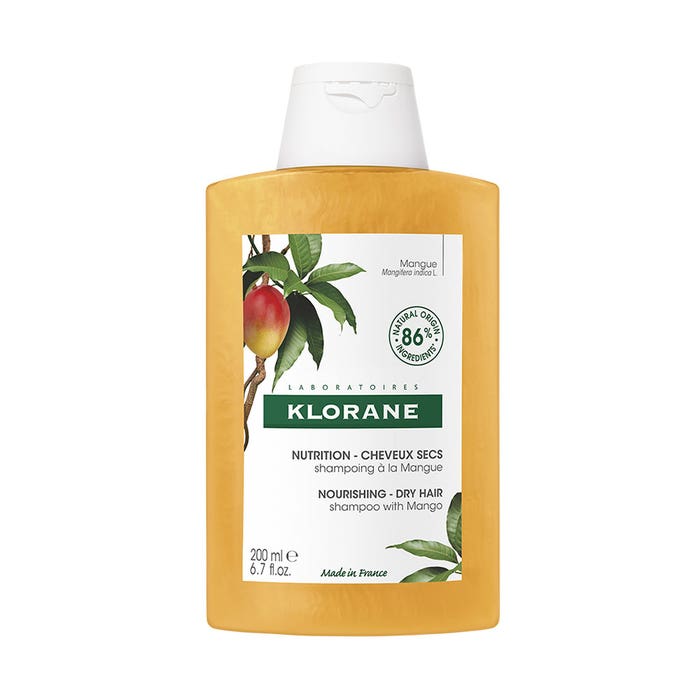 Shampoo Nutriente 200ml Mangue Capelli secchi Klorane