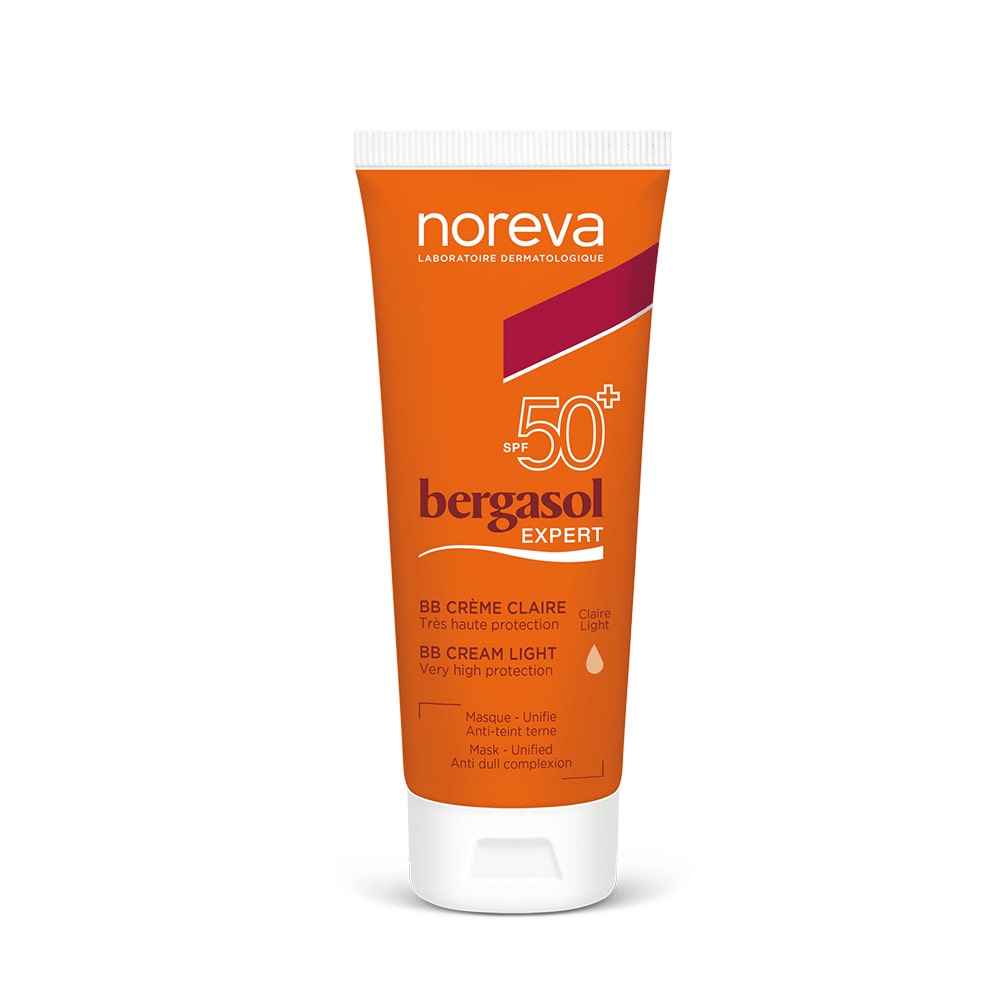 Noreva Bergasol Crema idratante trasparente SPF50+ 40 ml