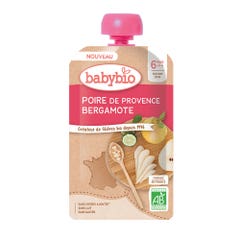 Babybio Fruits Bottiglia di frutta biologica 6 mesi o più 120g