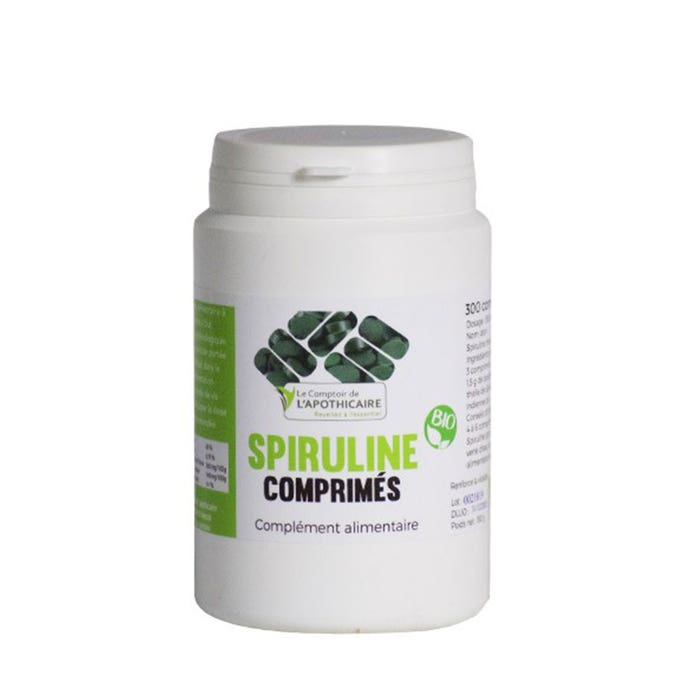 Spirulina Bio 500 mg 300 compresse Le Comptoir de l'Apothicaire