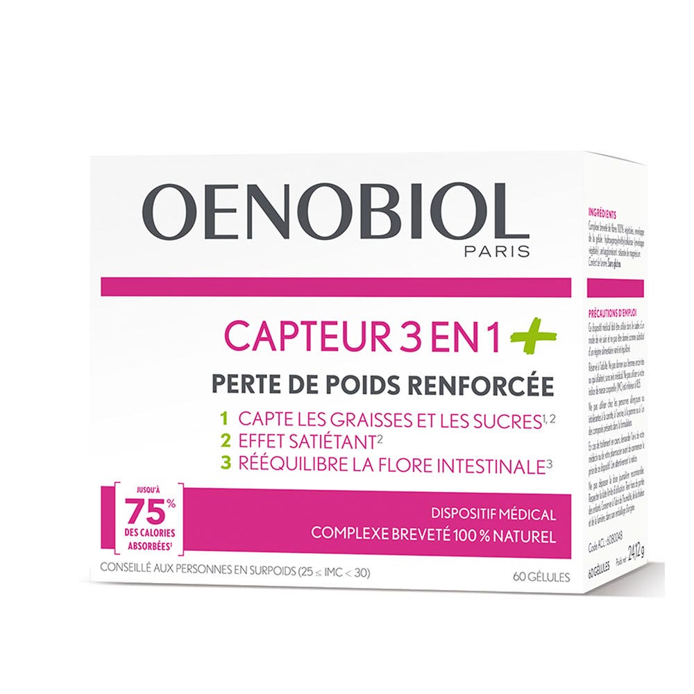 Oenobiol Dimagranti Capteur 3in1 Perdita di peso 60 capsule